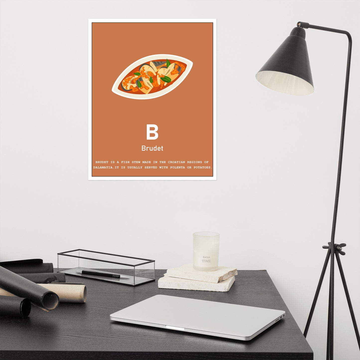 B - Brudet - Matte Poster