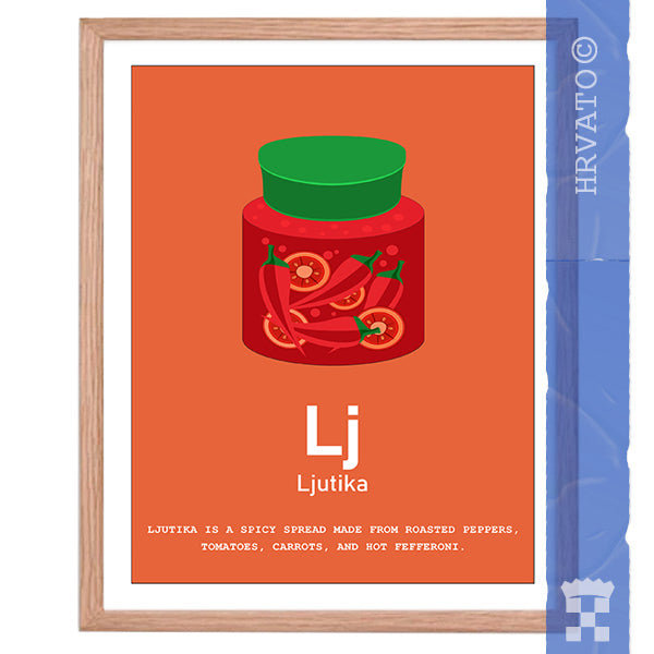 Lj - Ljutika - Framed Wall Art