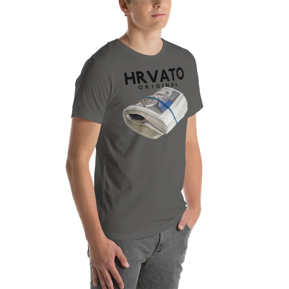 Croatian Inspired "1,000 KUNA" Print Men's T-Shirt - Croatian t shirt by HRVATO