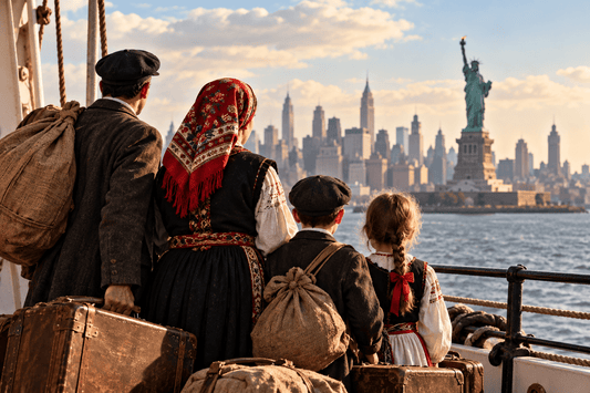 Croatian immigrants arriving in America during the historic era of Croatian migration