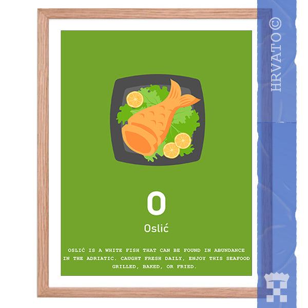 O - Oslić - Framed Wall Art