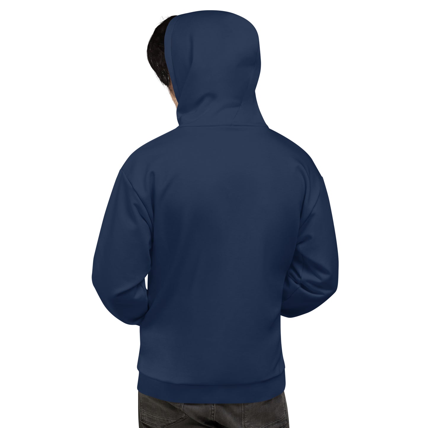 Men Hoodie pattern CROATIA blue