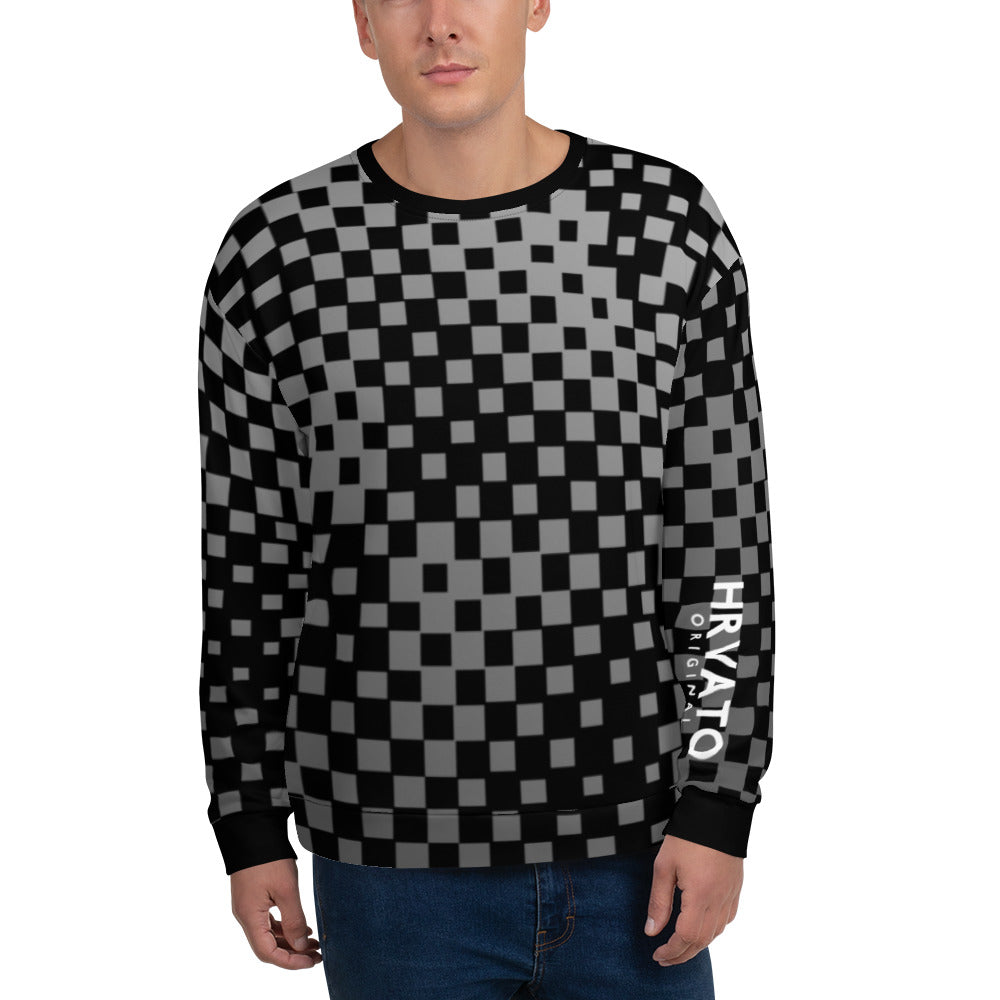 Men Šahovnica Sweatshirt