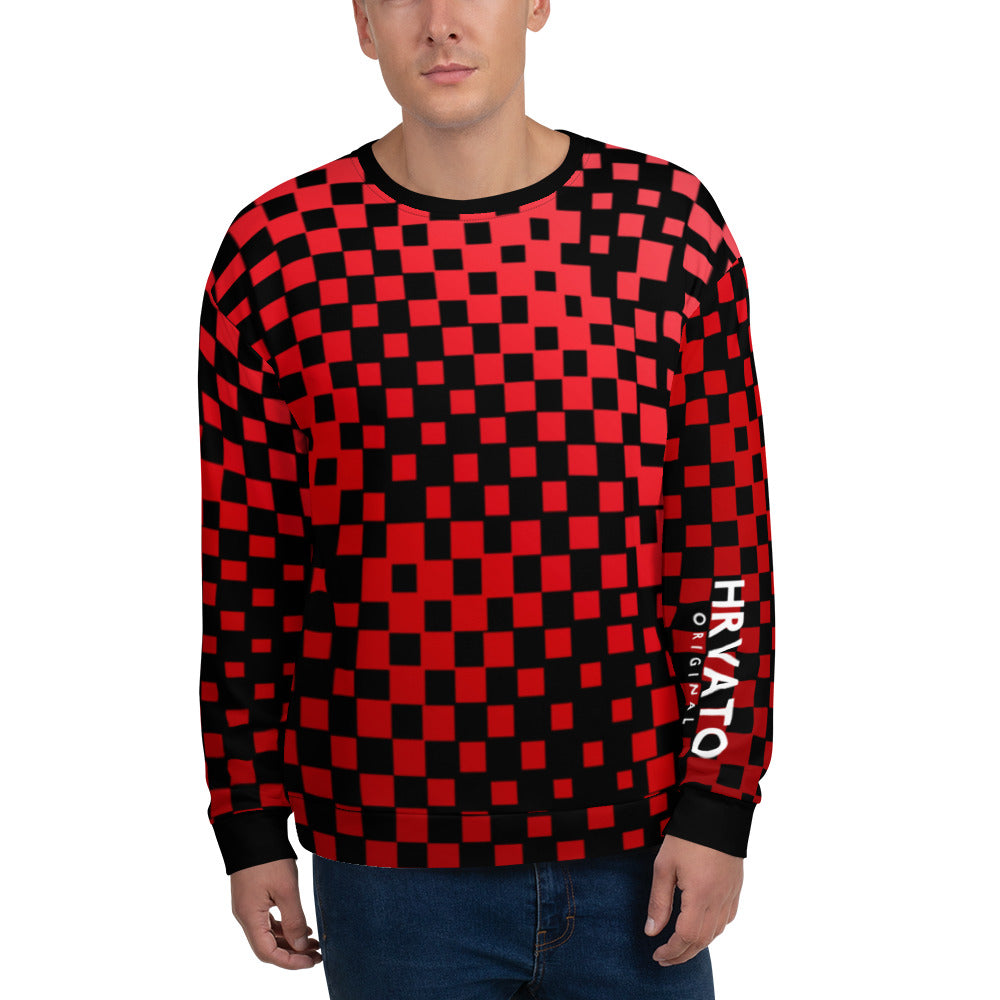 Men Šahovnica Sweatshirt