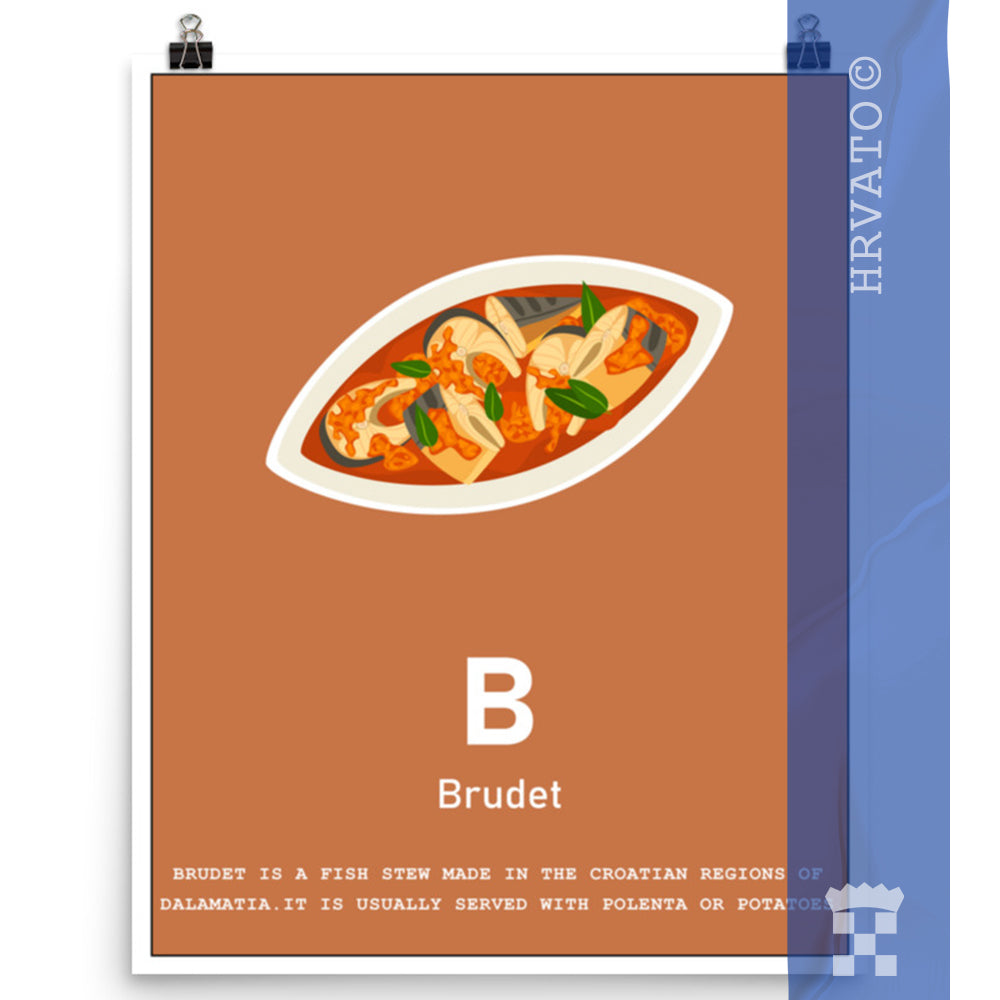 B - Brudet - Matte Poster