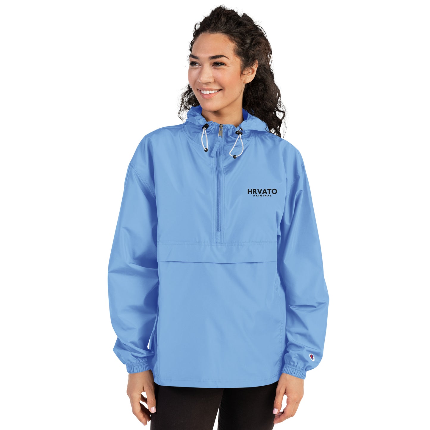 Women Embroidered Champion Packable Jacket