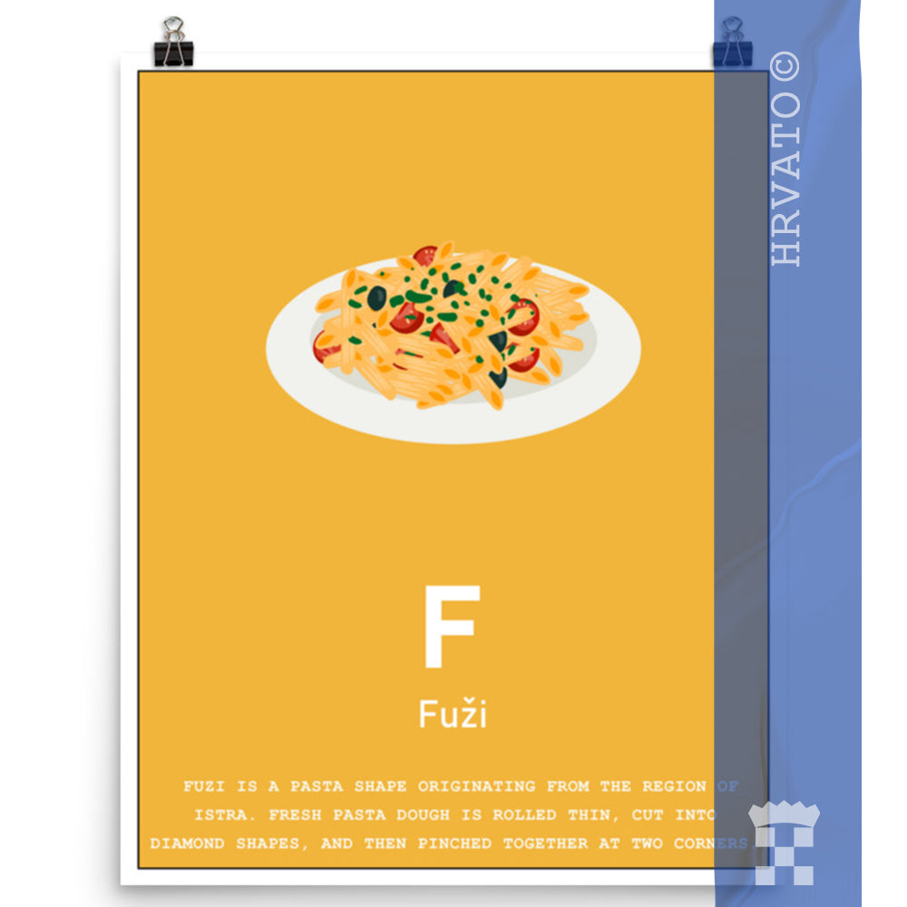 F - Fuži - Matte Poster