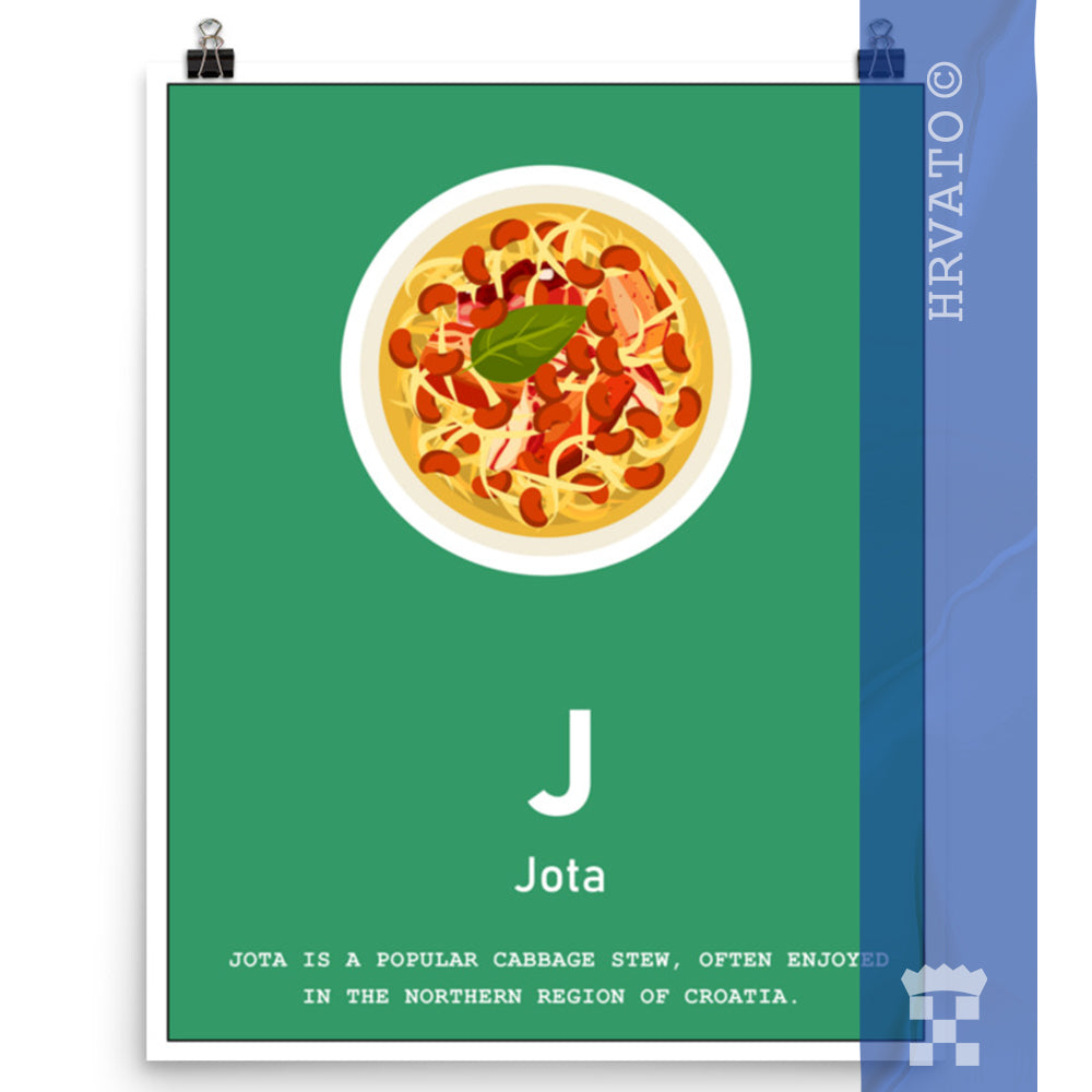 J - Jota - Matte Poster