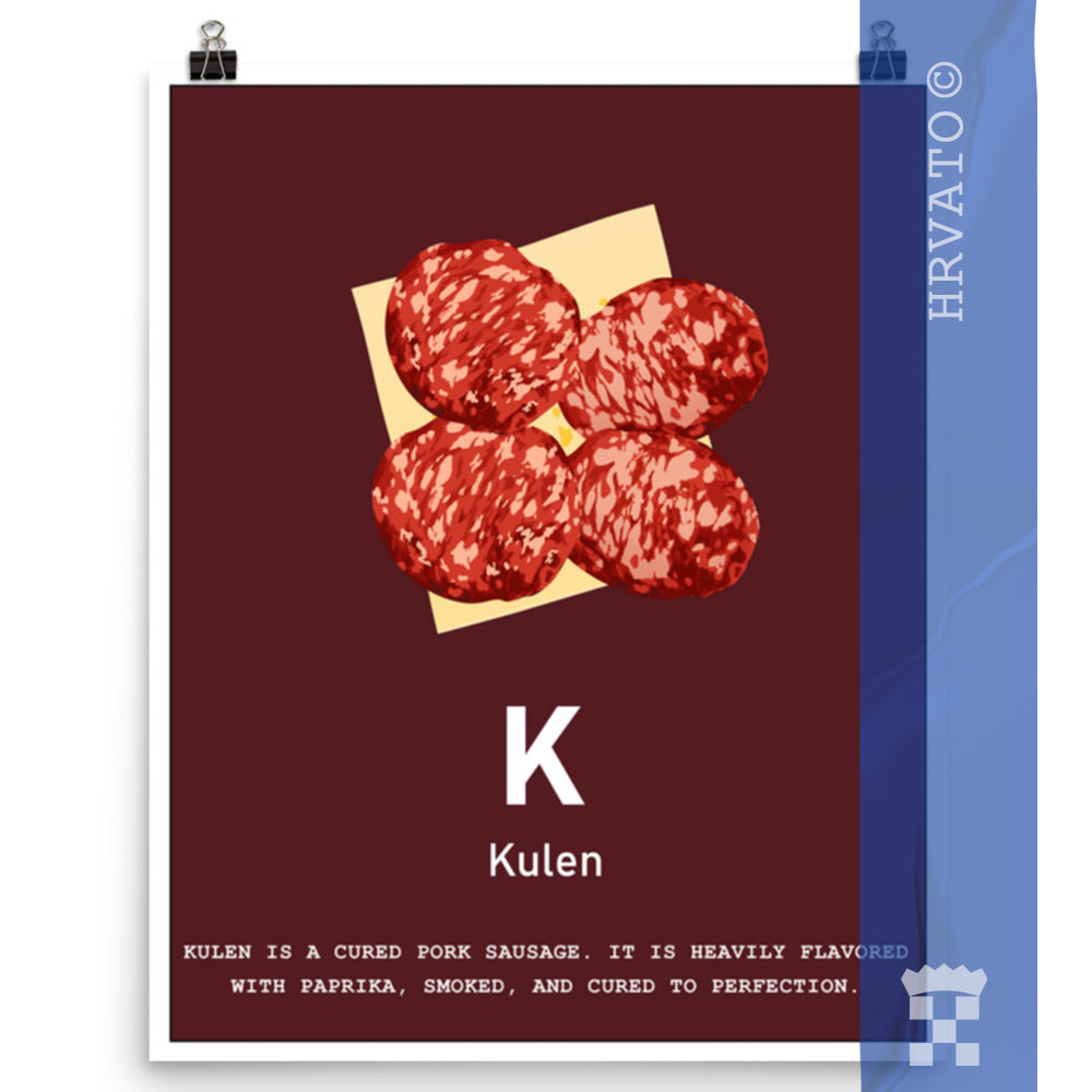 K - Kulen - Matte Poster