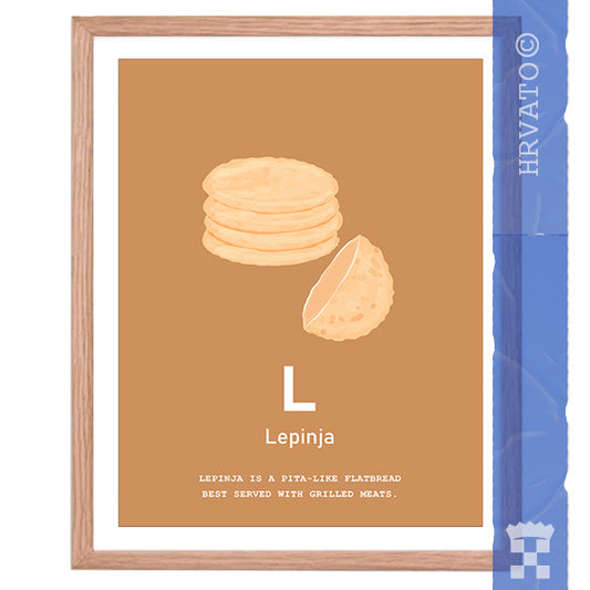 L - Lepinja - Framed Wall Art