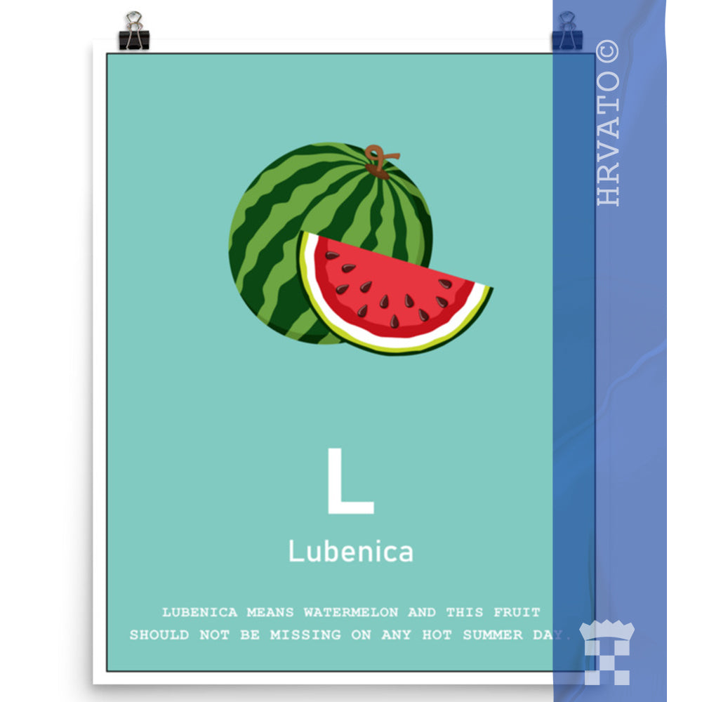 L - Lubenica - Matte Poster