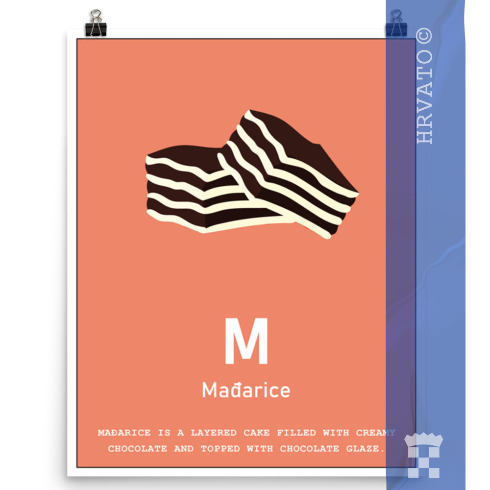 M - Madjarice - Matte Poster