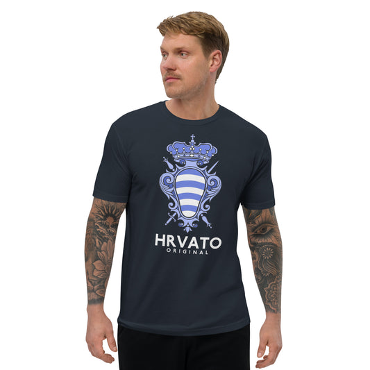 Dubrovnik Blue Crest Men's T-shirt - Authentic Croatian Design