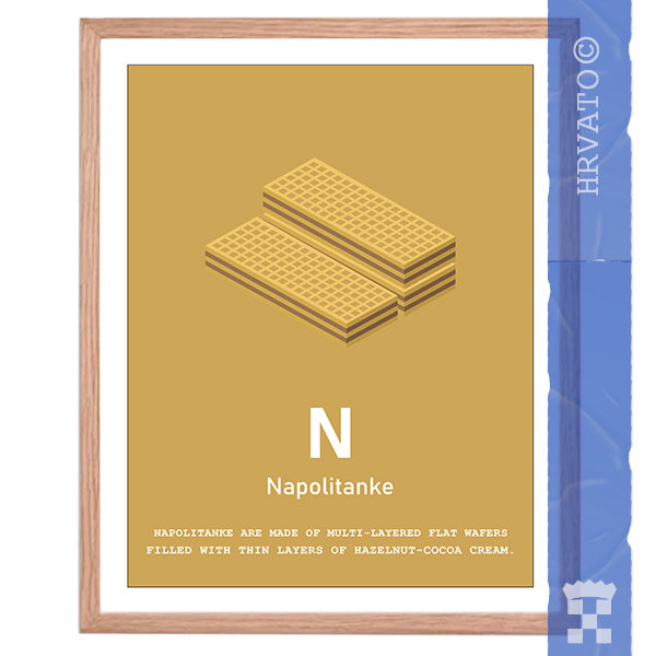 N - Napolitanke - Framed Wall Art