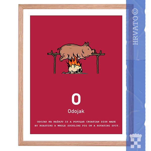 O - Odojak - Framed Wall Art