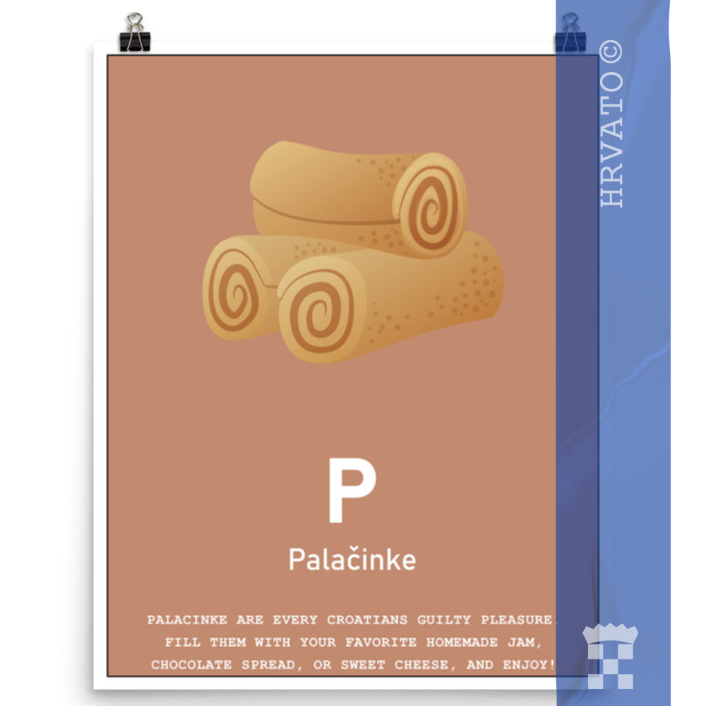 P - Palačinke - Matte Poster