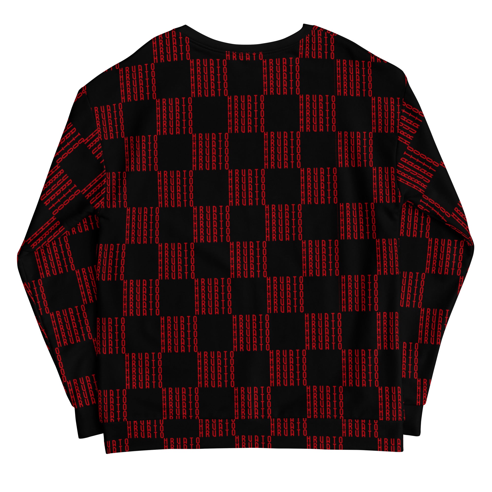 Women Sweatshirt HRVATO pattern red