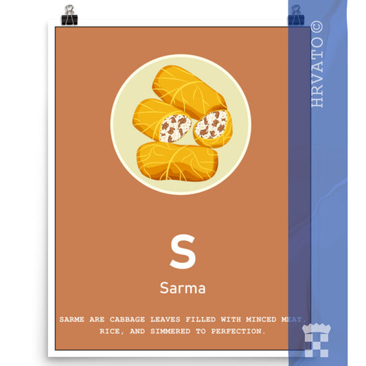 S - Sarma - Matte Poster