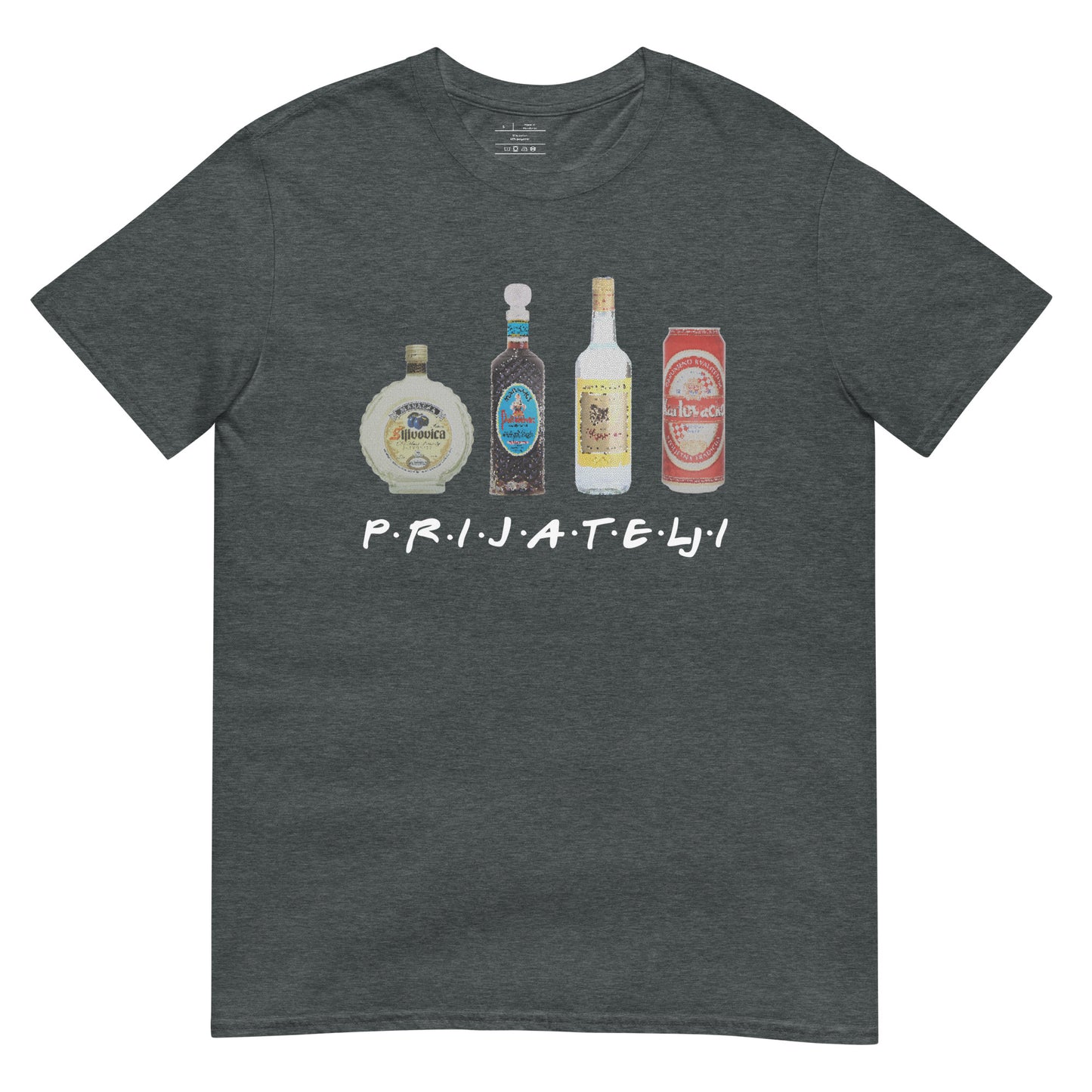 Short-Sleeve Unisex T-Shirt PRIJATELJI BOCE