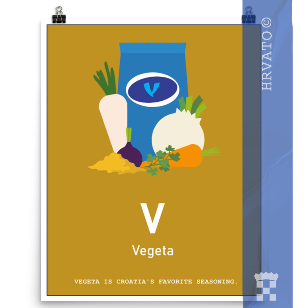 V - Vegeta - Matte Poster