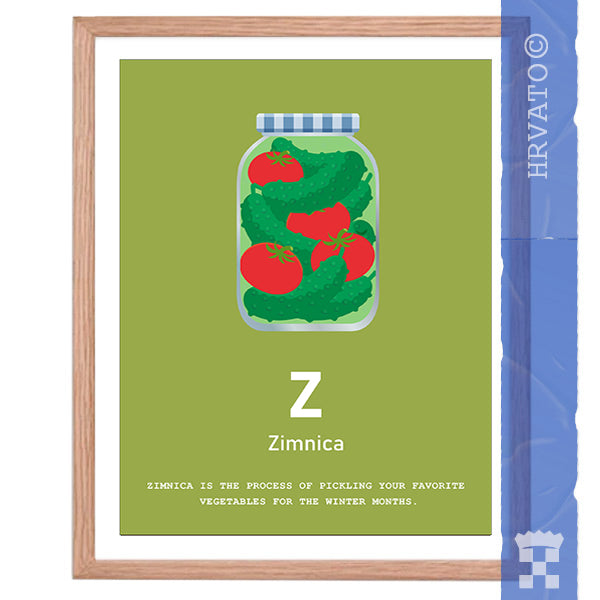 Z - Zimnica - Framed Wall Art