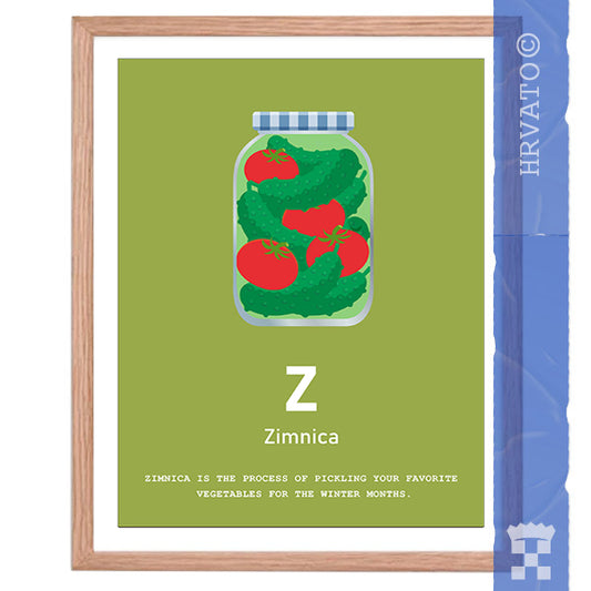 Z - Zimnica - Framed Wall Art